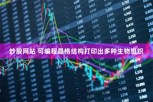 炒股网站 可编程晶格结构打印出多种生物组织